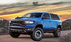Modern Dodge Ramcharger TRX Looks Butch, Out for Ford Blood