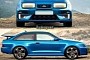 Modern Ford Sierra RS500 Cosworth Digitally Reverts the 2021 Puma Into a Coupe
