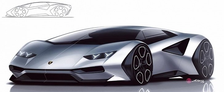 Modern Lamborghini Countach Rendered, Looks Clean and ...