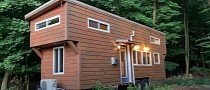 Modern Meets Rustic in This Double-Loft Tiny Cabin on Wheels
