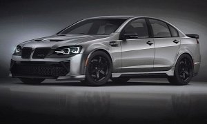 UPDATE: Modernized Pontiac G8 Looks Muscular, Out for Charger Hellcat Blood
