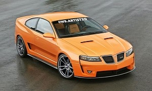 Modern Pontiac GTO Rendered With Ram Air 6 Concept Styling Cues