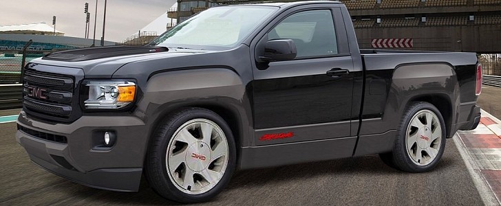 Modern SVE Syclone Gets Retro GMC makeover in rendering 