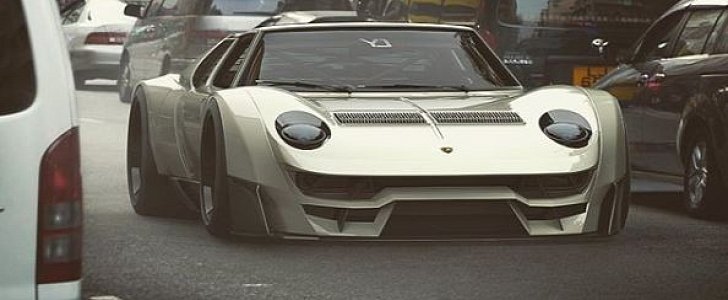 Lamborghini Miura render