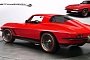 Modernized 1967 Corvette Stingray Looks Sharp, Chopped Roof Stands Out
