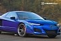 Modernized Acura NSX Gets Aggressive Front End and Chopped Roof in Quick Render