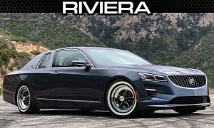 Modernized Buick Riviera Makes for Elegant CGI Return Based on Cadillac's CT6