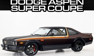 Modernized Dodge Aspen Super Coupe Looks Ready for a New Mopar Life