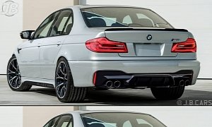 Modernized E39 BMW M5 Looks Like a Baby 2020 M5, Has New Wheels