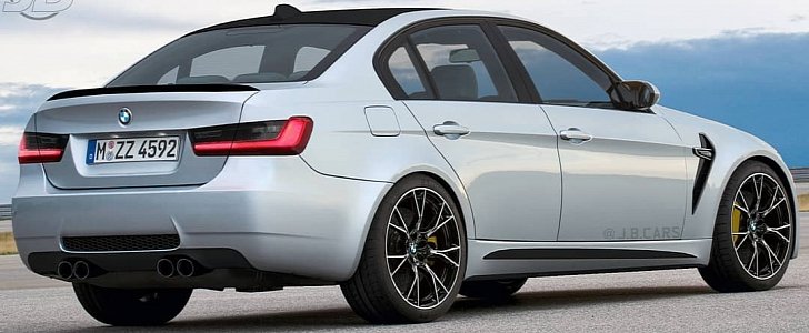 Modernized E90 BMW M3 rendering