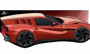 Modernized Ferrari Breadvan Imagined With F12 Underpinnings