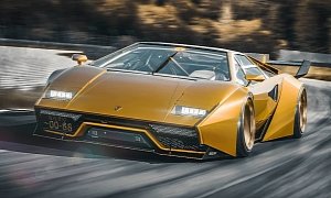 Modernized Lamborghini Countach Looks Better Than Most Hypercars