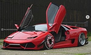 Modernized Lamborghini Diablo Looks Sleek, Has Huracan Front End