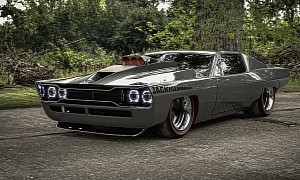 Modernized Plymouth GTX Flexes Supercharged Muscle in Sharp Rendering