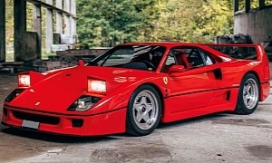 Modestly Driven 1991 Ferrari F40 in Rosso Ferrari Is Looking for a New Owner