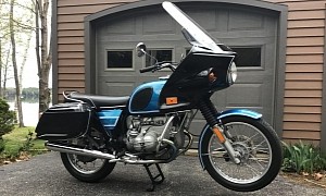Modified 1974 BMW R90/6 Goes on the Block Wearing a Massive Wixom Fairing