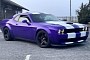 Modified 2016 Dodge Challenger Hellcat Is More Purple Than Thanos, Just Slightly Less Evil