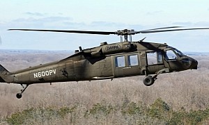 Modified Black Hawk Helicopter Flies by Itself for the First Time