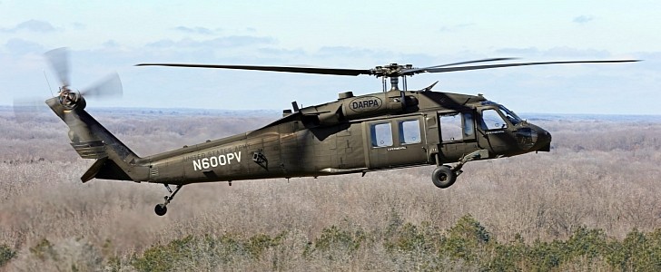 DARPA and Sikorsky test autonomous Black Hawk helicopter