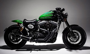Modified Harley Sportster Forty-Eight Sits on Premium Suspension Looking Rather Delicious
