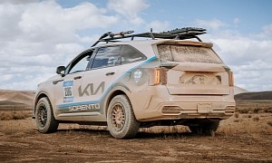 Modified Kia Sorento PHEVs Finish Second and Third in Rebelle Rally X-Cross Class