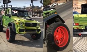 Modified Mercedes-Benz G500 4x4² Is a 6x6 AMG Missing an Axle