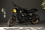 Modified Triumph Speed Twin Wears the Black and Gold Colorway Better Than Most
