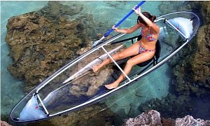 Molokini All-Transparent Kayak Allows You to See Dolphins Below