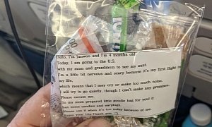 Mom Hands Out 200 Goodie Bags on 10-Hour Flight to Apologize For Crying Baby