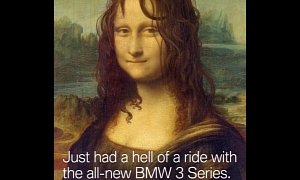 Mona Lisa Loves the 2019 BMW 3 Series, Apparently