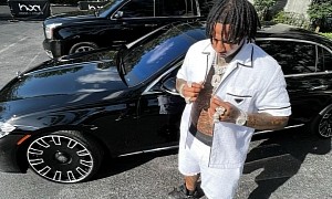 Moneybagg Yo Switches From Red to Black Cars, Shows His Mercedes-Maybach S-Class