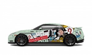 Monopoly Nissan GT-R Wrap Leads 2018 goldRush Rally Livery Assault