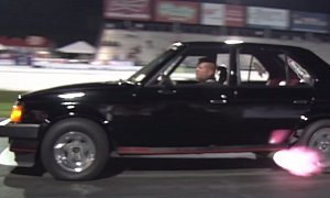 Monster Turbo Dodge Omni GLH Does 9.99s Quarter Mile Record for a 5-Speed Manual