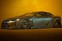 Monstrously Widebody Lexus LC 500 Feels Like a Slammed Luxury Kaiju in Moody CGI