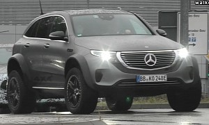 Monstruous EQC 4×4² Spied in the Open, Is Mercedes-Benz Planning Something?