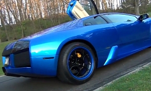 Monterey Blue Lamborghini Murcielago Walkaround