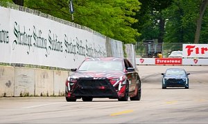 More Powerful Cadillac CT4-V, CT5-V Previewed At Belle Isle In Detroit
