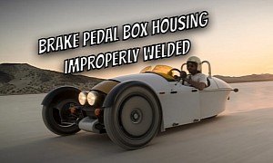 Morgan Recalls Super 3 Over Improperly Welded Brake Pedal Box Housing