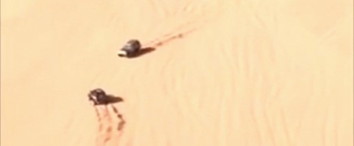 Sand dune climbing ridiculous accident