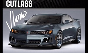 Morphing a Chevy Camaro Into an Oldsmobile Cutlass Is CGI Badge Engineering at Its Finest