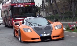 Mosler MT900 GTR Rare American Hypercar Caught Roaring on the Streets of Monaco