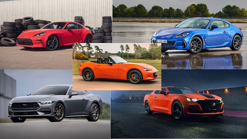 RWD Sports Cars Collage