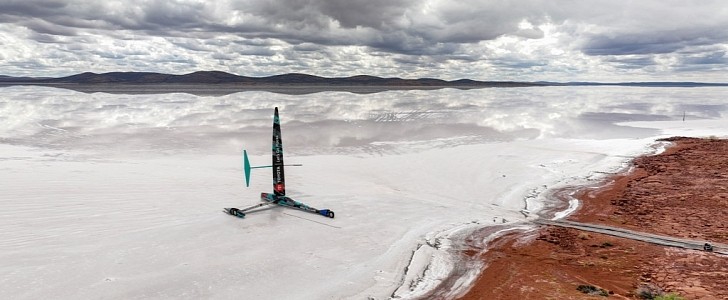 The unusual weather is stopping ETNZ from trying to establish a new world speed record