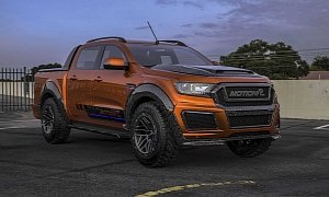 Motion R Design Ford Ranger Pickup Truck Looks Rad, Carbon Fiber Galore