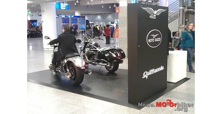 Moto Guzzi California 1400 on Display in 5 European Airports