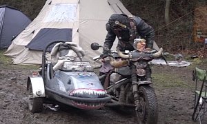 Moto Guzzi Rat Sidecar at Elefantentreffen 2015 Hard to Describe – Video