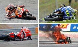 2014 MotoGP Attendance Increases, So Does the Number of Crashes