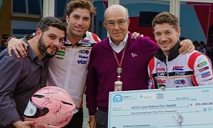 MotoGP Stars-Signed Stop Cancer Helmet Breaks Auction Record at 225,000 Euro