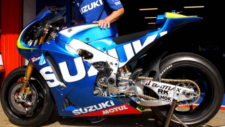 Suzuki XRH-1 MotoGP prototype tested at Barcelona