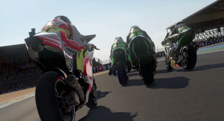 MotoGP14 video game action